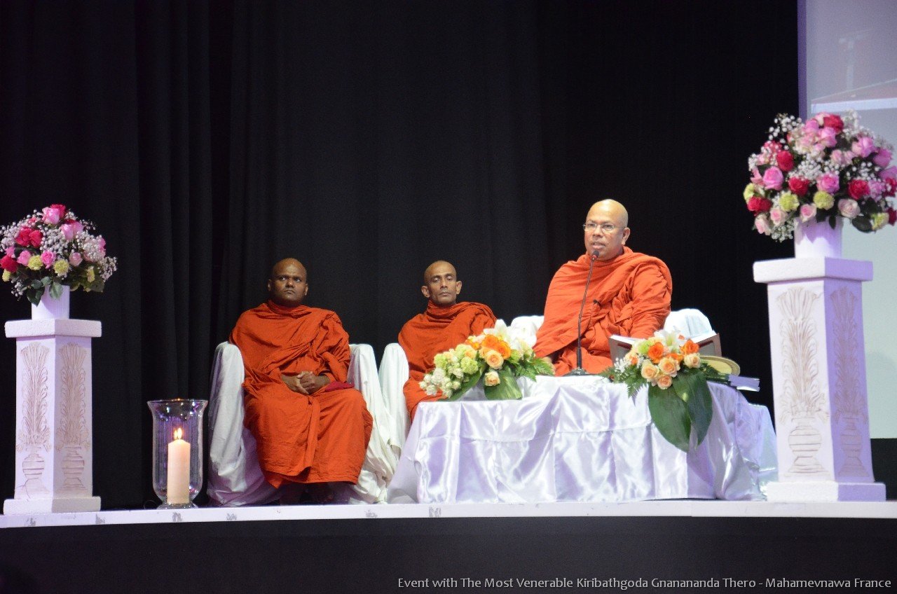 The Event in Paris with The Most Venerable Kiribathgoda Gnanananda Thero